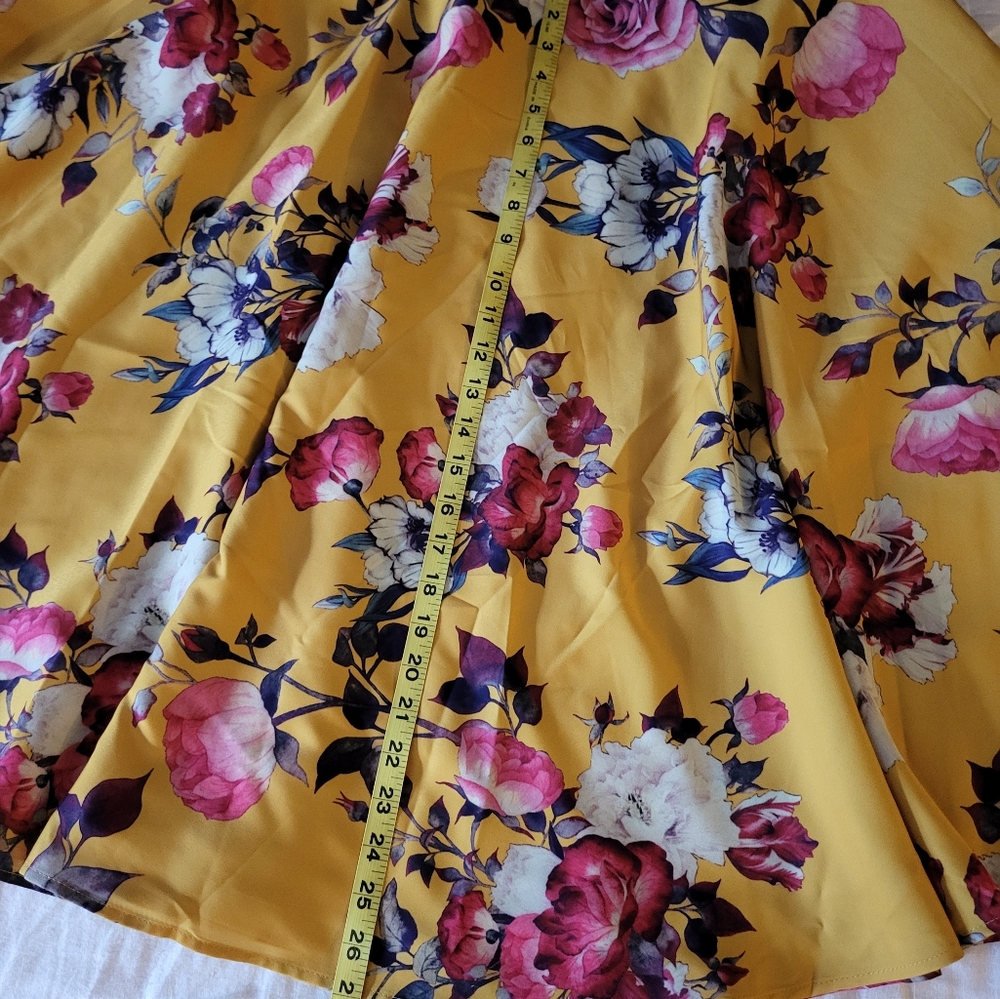 Satin Full Circle Skirt - Picture 3 of 8
